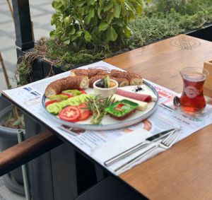 Simit Kahvaltı Tabağı